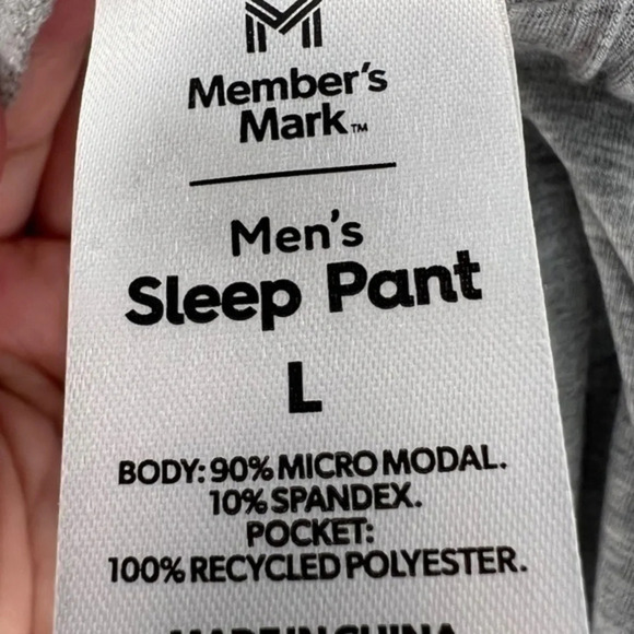 NWOT MEMBERS MARK MENS LOUNGE PANTS 3 COLORS IN 2 SIZES ~ SUPER COMFY LOUNGERS - Picture 4 of 5